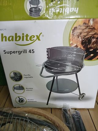 Habitex 552C11 - Barbacoa Carbón Supergrill 45