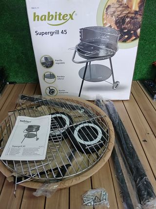 Habitex 552C11 - Barbacoa Carbón Supergrill 45