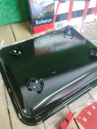 BBQ Barbacoa portátil de acero 36x45 cm