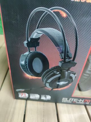 Spirit Of Gamer Elite-H70 Auriculares Gaming USB Negros
