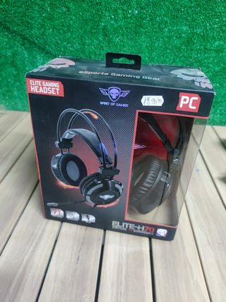 Spirit Of Gamer Elite-H70 Auriculares Gaming USB Negros