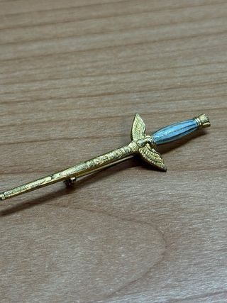 Spilla Spada Accademia Militare Dorata