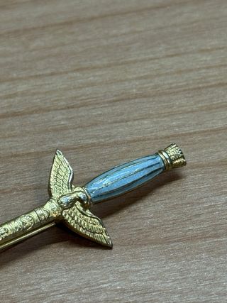 Spilla Spada Accademia Militare Dorata