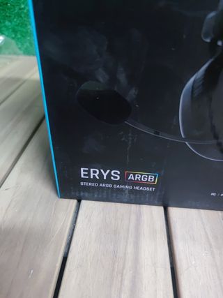 Hiditec | Auricular Gaming con Cable Sonido | Ultra cómodos | Foam con Efecto Memoria | Auricular Gaming Erys ARGB | Micrófono Integrado
