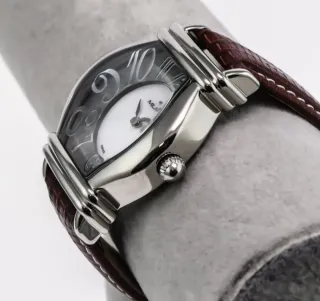 Reloj Murex Hombre Esfera Blanca Correa Marrón