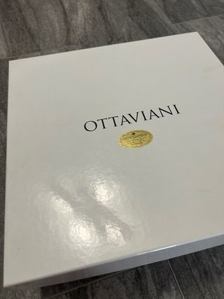 Centrotavola Ottaviani Foglie Argento