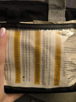 Cadenas de tela para coche