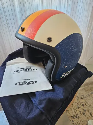 Casco Moto Dmd Vintage