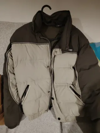 Chaqueta Rox Beige y Marrón Talla M