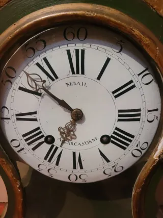 Reloj de Cartel Antiguo para Restaurar