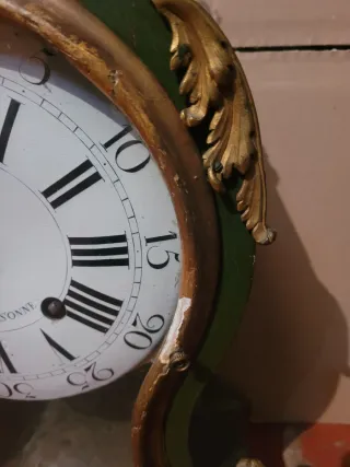 Reloj de Cartel Antiguo para Restaurar