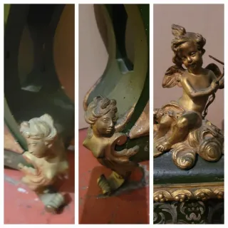 Reloj de Cartel Antiguo para Restaurar