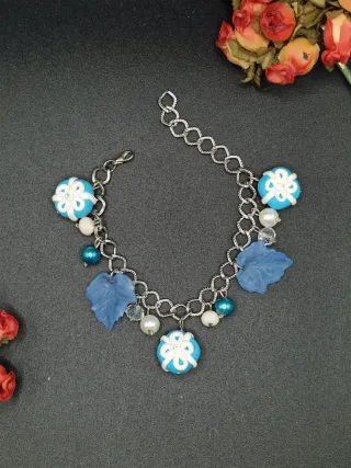 Bracciale Fimo Pacchetti Regalo e Foglie