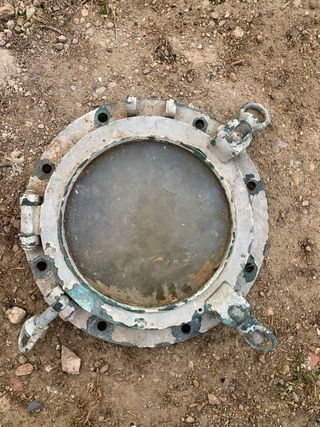 Ojo de buey portillo bronce barco