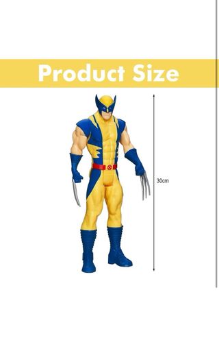 NUEVO! Figura Wolverine Titán Marvel 30cm nueva