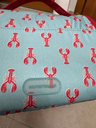 Neceser GOOD MOOD con estampado de langostas