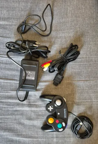 GameCube + Game Boy Player + Disco + F-Zero