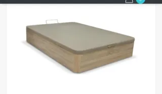 Canapé de madera y tela