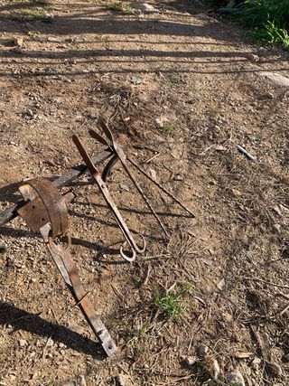 Pinzas para chimenea antiguas