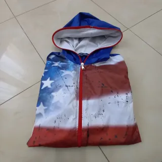 Giacca a vento Baci & Abbracci bambino 8 anni