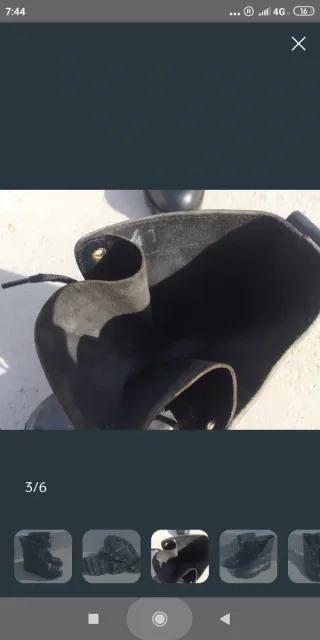 BOOTS Botas Zapatos negras punk oi militar 41