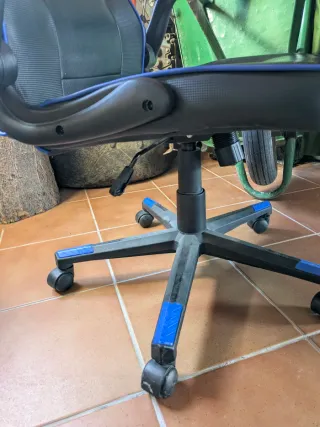 Silla Gaming de oficina Drift Negra y Azul