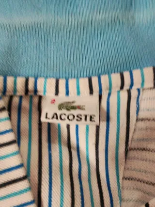 Polo Lacoste Rayas Talla L