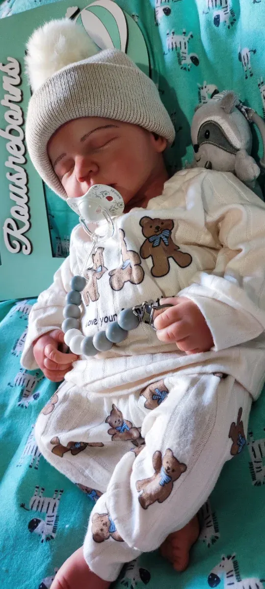 Reborn niño completo silicona 50cm