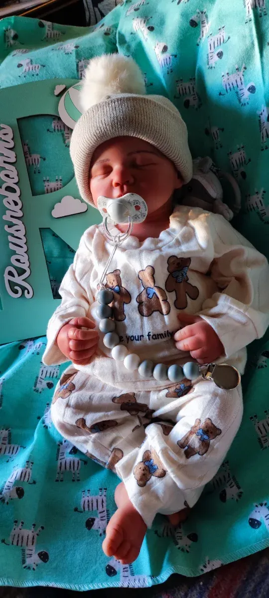 Reborn niño completo silicona 50cm