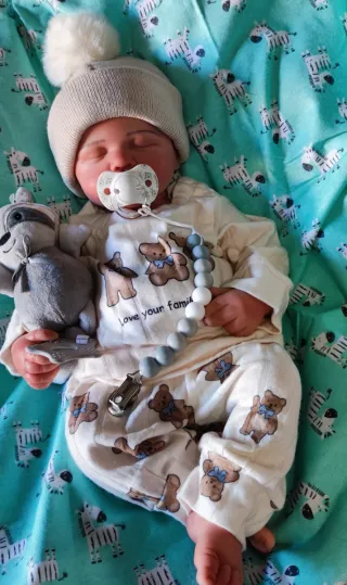 Reborn niño completo silicona 50cm