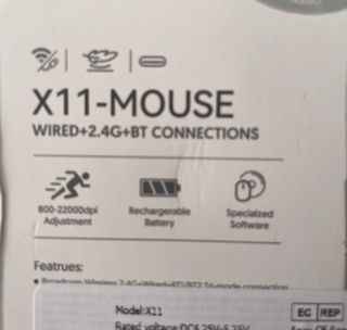 Ratón Attack Shark X11 - Blanco