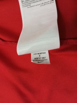 Chaqueta Deportiva Nike Roja Talla S