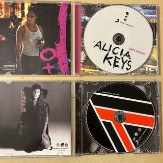 Caja 2 CDs Alicia Keys Unplugged y As I Am