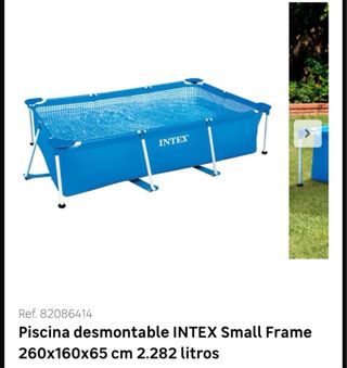 Piscina desmontable Intex con depuradora
