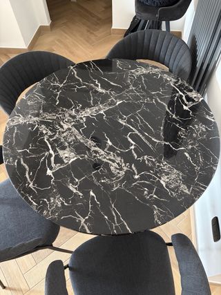 Tavolo Kare Design Schickeria marmo nero