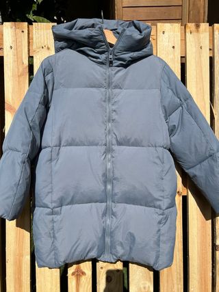 Abrigo Zara plumas niña T.11-12