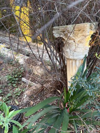 Escultura de jardín de piedra