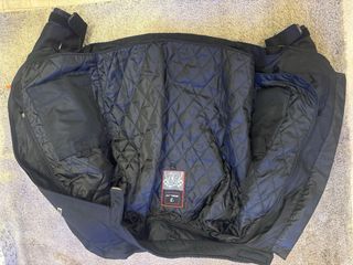 Chaqueta Moto Negra y Naranja Beta