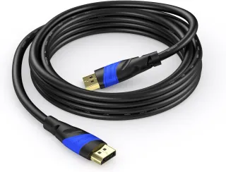 KabelDirekt – Cable DisplayPort 4K/60Hz – 5 m – inmunidad contra interferencias