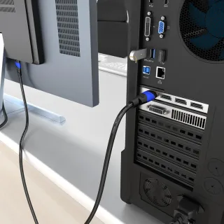 KabelDirekt – Cable DisplayPort 4K/60Hz – 5 m – inmunidad contra interferencias