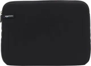 Amazon Basics Funda para portátiles de hasta 14-Pulgadas, Color Negro