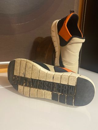 Zapatillas Bikkembergs Beige y Naranja