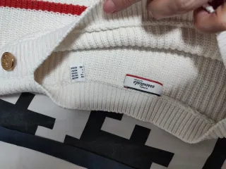 Jersey rayas rojas y blancas mujer