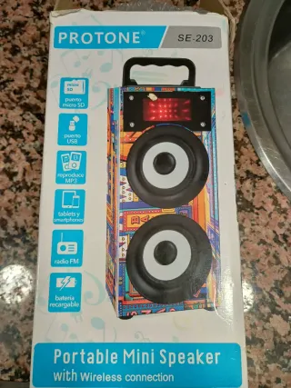 Altavoz Portátil PROTON E SE-203