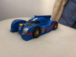 Coche de juguete azul Transformers