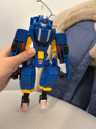 Coche de juguete azul Transformers