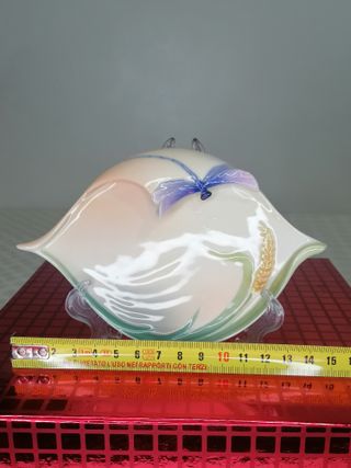 Piattino Porcellana Franz Libellula