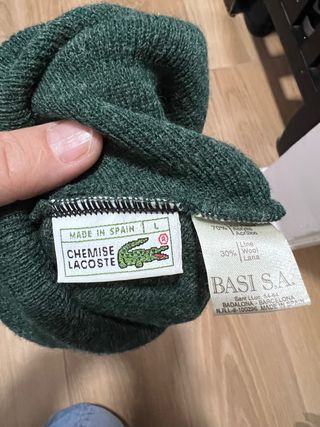Gorro Lacoste Verde