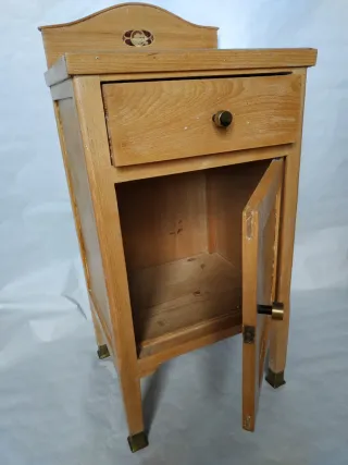 Mesilla auxiliar antigua madera