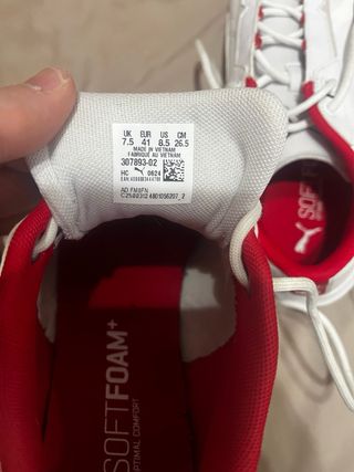 Zapatillas Puma Ferrari Blancas Rojas